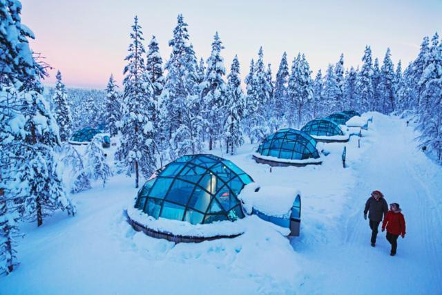 Kakslauttanen Arctic resort, Lapland in Europe / Finland, image_1